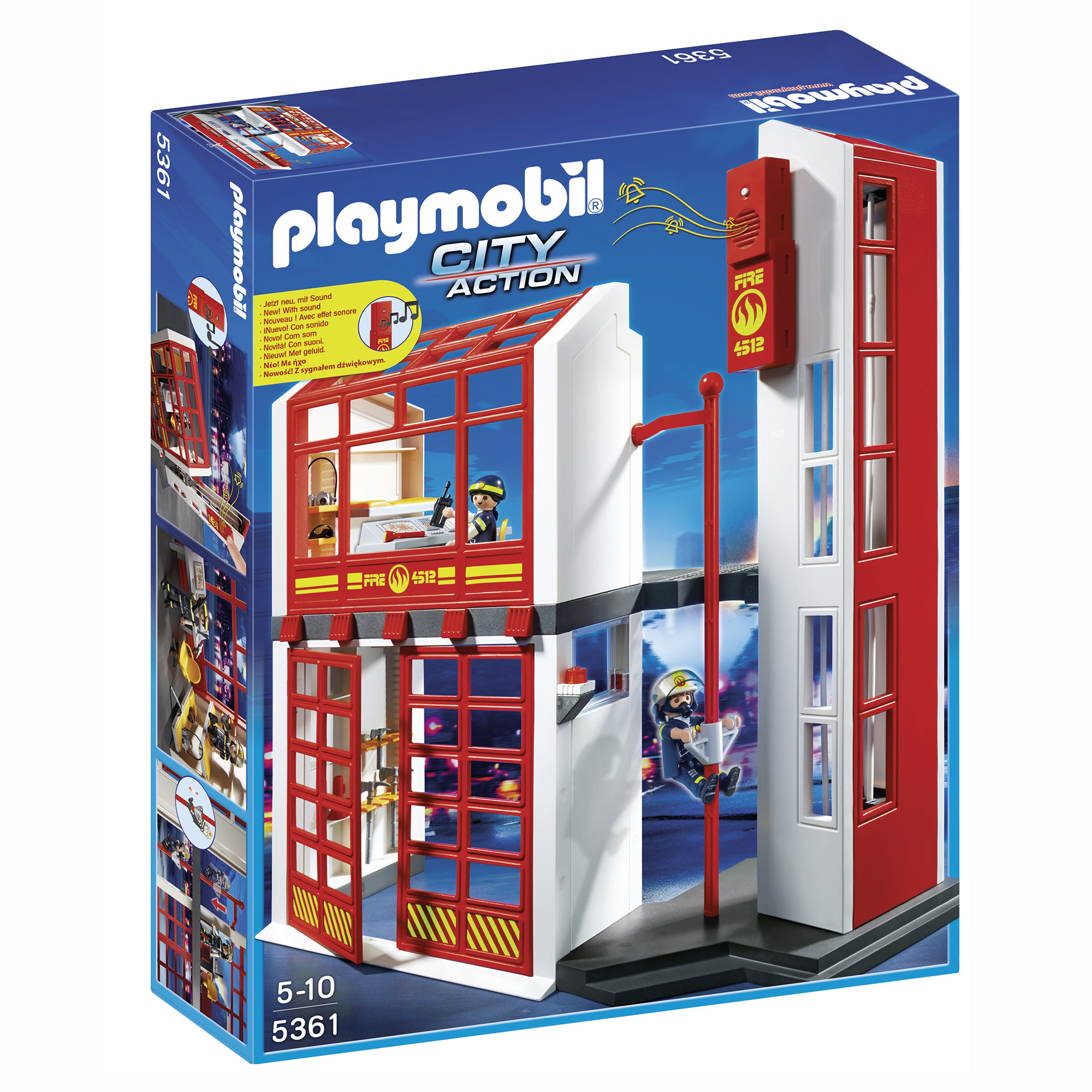 Playmobil Fire Station With Alarm 5361 Playmobil Fire Station With Alarm 5361